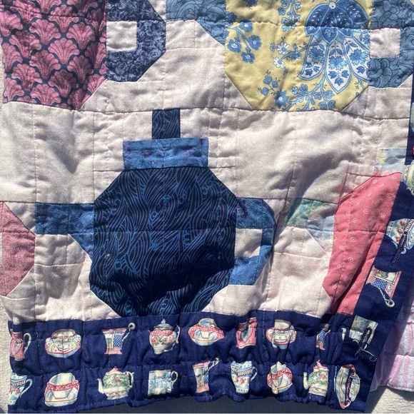 Oversized QUILT Patchwork 🫖 Tea Jacket - Picture 13 of 16